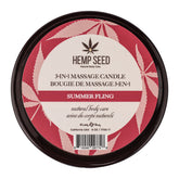 Hemp Seed 3-in-1 Massage Candle Summer Fling Scented 170g Massage Candles